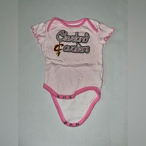 NWOT NBA Cleveland Cavs Polka Dot Onesie